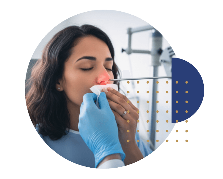 Procedimento de tratamento de sinusite